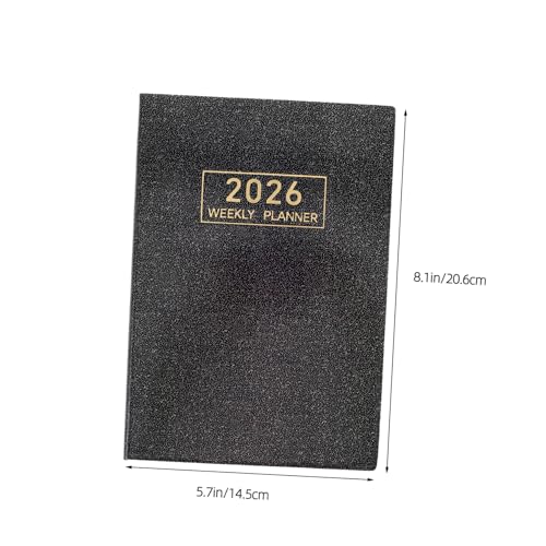 OSALADI PU Cover Englisch Planer mit Monatskalender Kompaktes Reiseformat Praktischer Zeitmanagement Organizer für Lehrer und Studenten Monate Terminplaner im Taschenformat OSALADI PU Cover Englisch Planer mit Monatskalender Kompaktes Reiseformat Praktischer Zeitmanagement Organizer für Lehrer und Studenten Monate Terminplaner im Taschenformat von OSALADI
