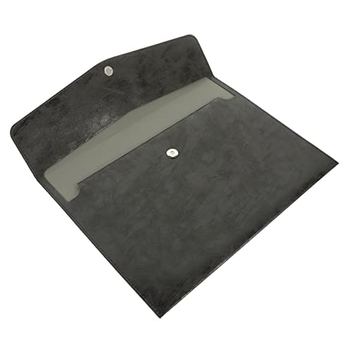 OSALADI PU Dokumententasche mit Druckverschluss Großer Speicher für Büro Reisen und Zuhause Praktischer Organizer für Verträge Rechnungen und Wichtige Unterlagen OSALADI PU Dokumententasche mit Druckverschluss Großer Speicher für Büro Reisen und Zuhause Praktischer Organizer für Verträge Rechnungen und Wichtige Unterlagen von OSALADI