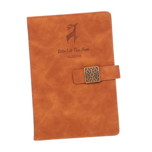 OSALADI PU Notizbuch im Retro Stil Langlebig und Praktisch für Meetings Kreative Notizen und To Do Listen für Büroangestellte von OSALADI