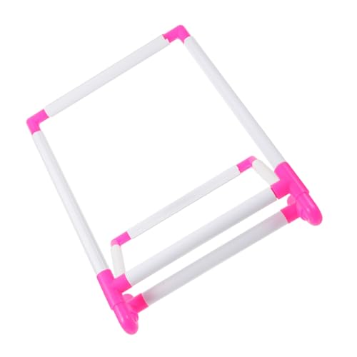 OSALADI PVC Tischständer für Stickrahmen Stabiler Stickhalter für Quilting und Kreuzstichprojekte mit Flexiblem Großen und Komfortablem Design für Müheloses Handarbeiten OSALADI PVC Tischständer für Stickrahmen Stabiler Stickhalter für Quilting und Kreuzstichprojekte mit Flexiblem Großen und Komfortablem Design für Müheloses Handarbeiten von OSALADI
