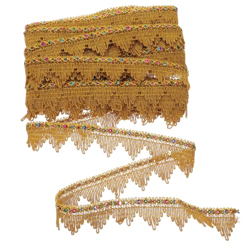 OSALADI Pailletten Borte Dekorationsband für Diy Bastelarbeiten Kleidung Vorhänge und Accessoires Glitzernde Hochwertige Spitzenborte Tiefgoldenem Design OSALADI Pailletten Borte Dekorationsband für Diy Bastelarbeiten Kleidung Vorhänge und Accessoires Glitzernde Hochwertige Spitzenborte Tiefgoldenem Design von OSALADI