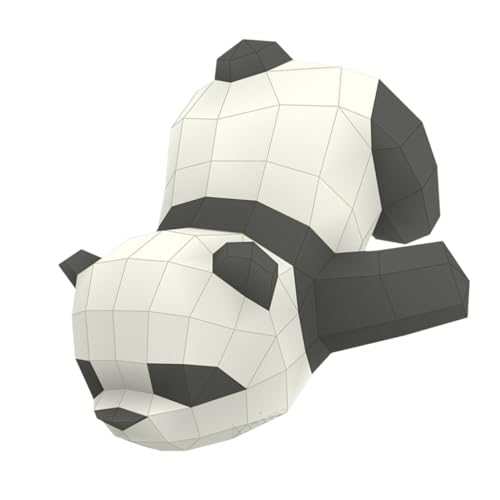 OSALADI Panda Origami Papiermodell DIY Handgefertigte Dekoration Stereoskopisches für Partys und Feste Geometrisches Bastelset Hochwertigem Papier Perlmutt Finish von OSALADI