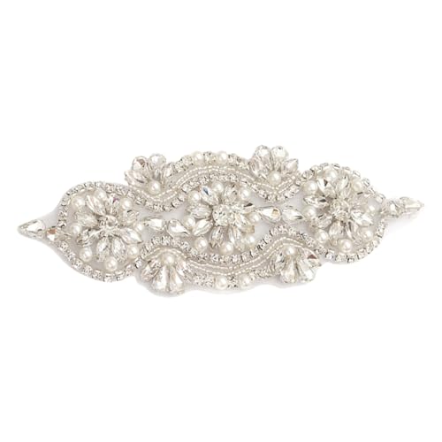 OSALADI Perlenapplikation Hochzeitsdekor Abschlussball Perlengürtel Hochzeitszubehör Perlen-Strass-Applikation DIY-Kleidungspatch Kleiderapparat Strasssteine OSALADI Perlenapplikation Hochzeitsdekor Abschlussball Perlengürtel Hochzeitszubehör Perlen-Strass-Applikation DIY-Kleidungspatch Kleiderapparat Strasssteine von OSALADI