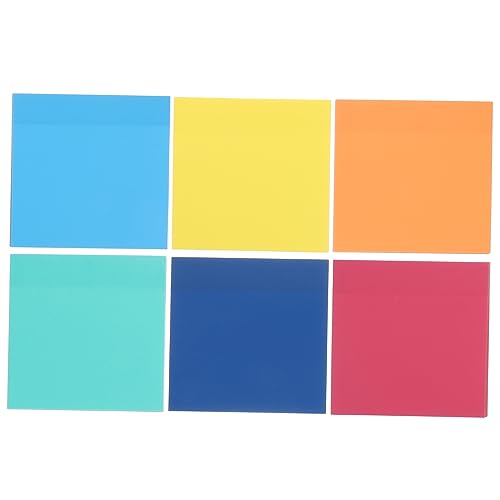 OSALADI Pet Haftnotizen Wasserdichte Selbstklebende Memo Sticker Farben Macaron für Bücher Notizen und Organisation Praktisch und Rückstandsfrei OSALADI Pet Haftnotizen Wasserdichte Selbstklebende Memo Sticker Farben Macaron für Bücher Notizen und Organisation Praktisch und Rückstandsfrei von OSALADI