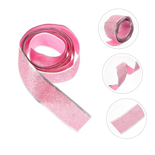 OSALADI Pinkes Multifunktionales Geschenkband aus Strapazierfähigem Langlebiges Dekoband für Festival und Partydekoration zum Basteln Verpacken und Verzieren von Geschenken OSALADI Pinkes Multifunktionales Geschenkband aus Strapazierfähigem Langlebiges Dekoband für Festival und Partydekoration zum Basteln Verpacken und Verzieren von Geschenken von OSALADI
