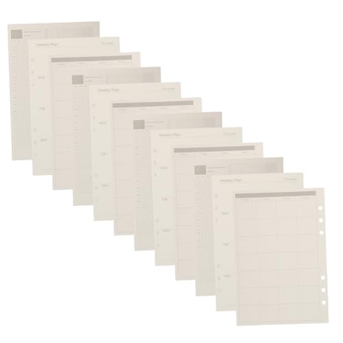 OSALADI Planer Nachfüllpapier Ringbuch Einlagen Tintenfreundliche Linierte Lose für Tages- Wochen Monatsplanung Kompakte Büro Schulorganizer Nachfüllung OSALADI Planer Nachfüllpapier Ringbuch Einlagen Tintenfreundliche Linierte Lose für Tages- Wochen Monatsplanung Kompakte Büro Schulorganizer Nachfüllung von OSALADI
