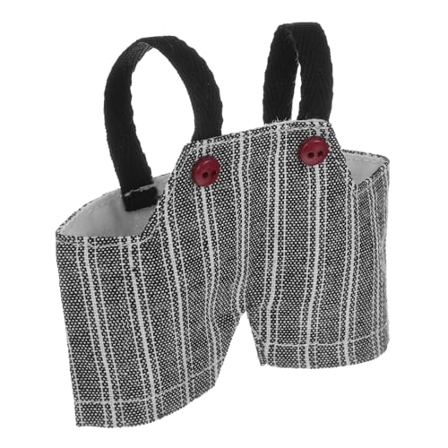 OSALADI Plüschspielzeug Kleidung Gestreifte Latzhosen aus Weichem für Puppen DIY Sammler-Outfits für Niedliche Plüschtiere und Kuscheltier Verkleidung von OSALADI