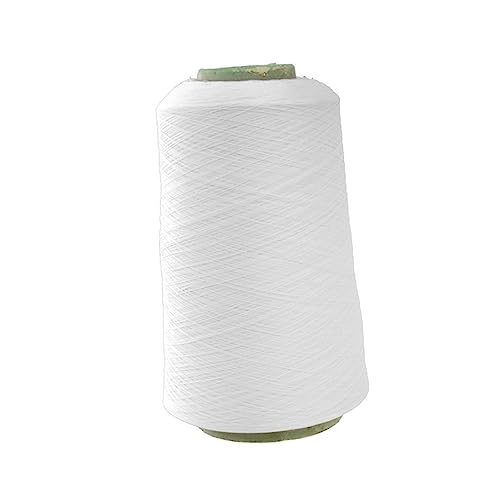 OSALADI Polyester Nähgarn Spule Weiß Robuster Maschinenfaden für Nähen Stickerei und Overlocking für Kunsthandwerk und Professionelle Anwendungen von OSALADI