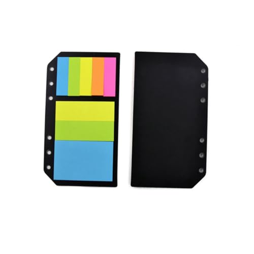 OSALADI Portable Haftnotizen Organizer Multifunktionale Buchmarker Binder Zubehör Einfach zu Kleben Beschreibbar Praktisch für Büro Schule Zuhause von OSALADI