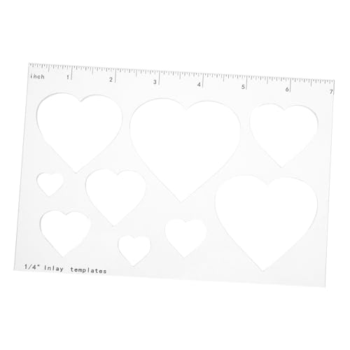 OSALADI Positionierer schneiden DIY Holzwerkzeuge Holzschnitt Positionierer Holzschnitt Vorlage Grundplatte für Oberfräsen aus Acryl Vorlagen für die Holzbearbeitung Transparent von OSALADI