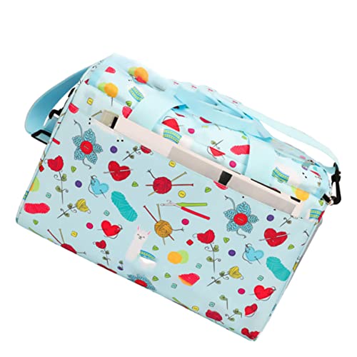 OSALADI Praktische Diy Aufbewahrungstasche für Strick und Häkelwerkzeuge Strapazierfähige Oxford Handtasche mit Mehreren Fächern für Wolle Garn und Persönliche Gegenstände OSALADI Praktische Diy Aufbewahrungstasche für Strick und Häkelwerkzeuge Strapazierfähige Oxford Handtasche mit Mehreren Fächern für Wolle Garn und Persönliche Gegenstände von OSALADI