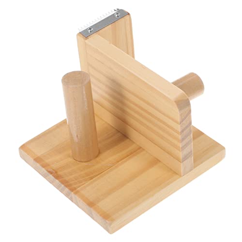 OSALADI Professioneller Bandspender aus Holz für Klebeband Praktischer Klebebandhalter mit Cutter für Büro Schule und Zuhause OSALADI Professioneller Bandspender aus Holz für Klebeband Praktischer Klebebandhalter mit Cutter für Büro Schule und Zuhause von OSALADI