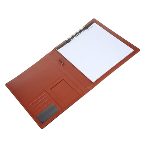 OSALADI Professioneller Portfolio ordner aus Leder Multifunktionaler Dokumenten organizer Strapazierfähige Schreibmappe für Büro Business und Präsentationen Eleganter Organizer ohne OSALADI Professioneller Portfolio ordner aus Leder Multifunktionaler Dokumenten organizer Strapazierfähige Schreibmappe für Büro Business und Präsentationen Eleganter Organizer ohne von OSALADI