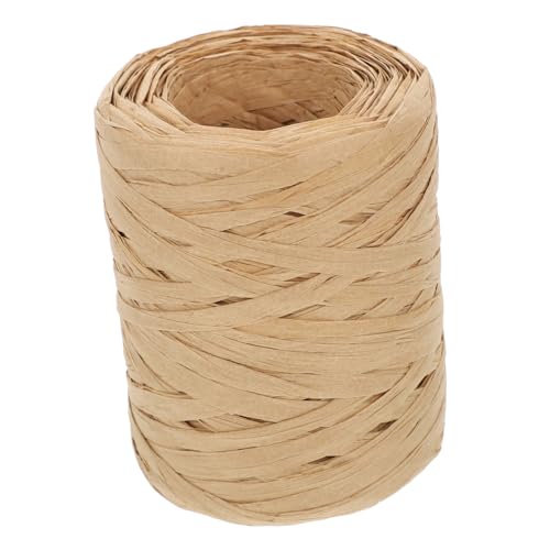 OSALADI Raffia Papierkordel Natürliche Farbe Reißfest und Korrosionsbeständig Dekoratives Geschenkband für DIY Geschenkverpackung Flaschen und Hochzeitsdeko Umweltfreundliche Bastelschnur OSALADI Raffia Papierkordel Natürliche Farbe Reißfest und Korrosionsbeständig Dekoratives Geschenkband für DIY Geschenkverpackung Flaschen und Hochzeitsdeko Umweltfreundliche Bastelschnur von OSALADI