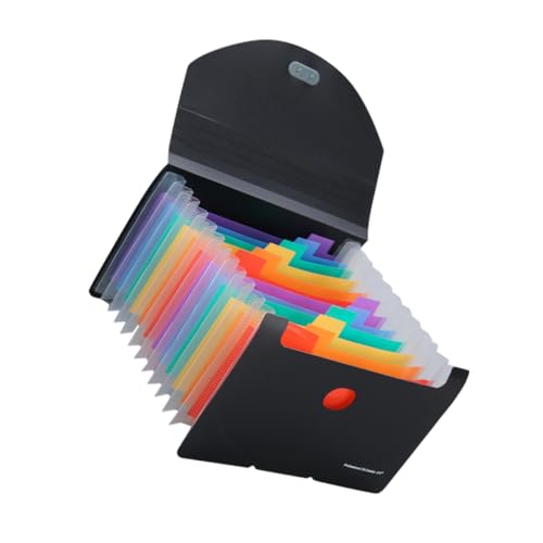 OSALADI Rechnungsordner Dokumenten Organizer Akten Organizer Akkordeon Ordner Papier Organizer Aufbewahrung Fächermappe Organizer Bargeld Organizer Magnetischer Aktenhalter von OSALADI