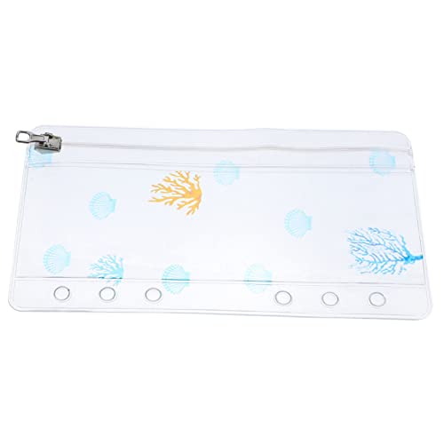 OSALADI Reißverschluss Binder Dekorative PVC Aufbewahrungstasche Zip Binder für Scrapbooking Geld Budget Planer und Strapazierfähig für Notizen OSALADI Reißverschluss Binder Dekorative PVC Aufbewahrungstasche Zip Binder für Scrapbooking Geld Budget Planer und Strapazierfähig für Notizen von OSALADI