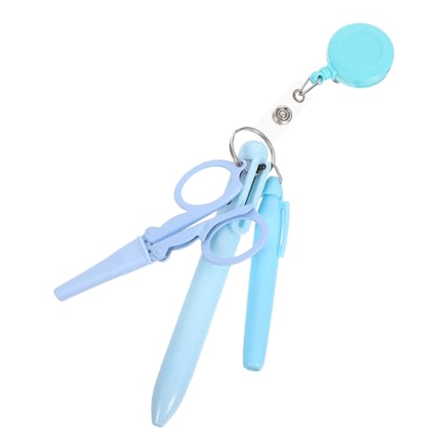 OSALADI Retraktiver Nurse Badge Halter mit Klappbaren Scheren Textmarker Kugelschreiber für Ärzte und Pflegepersonal im und Büro OSALADI Retraktiver Nurse Badge Halter mit Klappbaren Scheren Textmarker Kugelschreiber für Ärzte und Pflegepersonal im und Büro von OSALADI