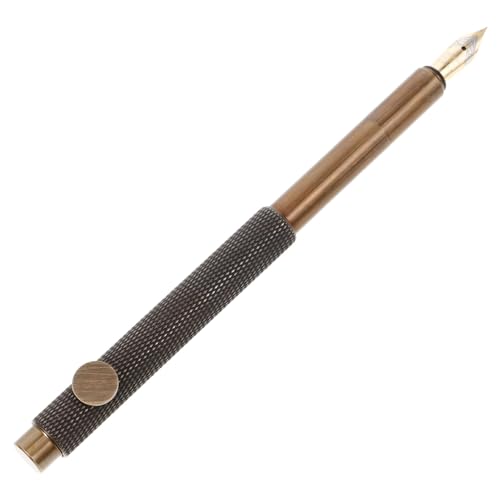 OSALADI Retro -brunnenstift Füller Kalligraphie Dip Stift Kalligraphie-füllfederhalter Kreuz Füllfederhalter Für Schule Stifte Matrosen-füllfederhalter Messing Golden OSALADI Retro -brunnenstift Füller Kalligraphie Dip Stift Kalligraphie-füllfederhalter Kreuz Füllfederhalter Für Schule Stifte Matrosen-füllfederhalter Messing Golden von OSALADI
