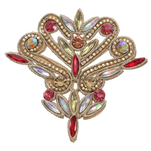 OSALADI Rhinestone Applique Patch Glitzerndes Bügel Patch für Kleidung Schuhe Jeans Goldrote Blüten Dekoration für Hochzeiten DIY Projekte und Bastelarbeiten OSALADI Rhinestone Applique Patch Glitzerndes Bügel Patch für Kleidung Schuhe Jeans Goldrote Blüten Dekoration für Hochzeiten DIY Projekte und Bastelarbeiten von OSALADI