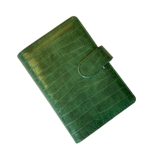 OSALADI Ringbuch Cover mit Textur Loseblatt Binder für Budgetplanung und Notizen Tragbar und Praktisch für Schule Mehreren Kartenfächern Design von OSALADI