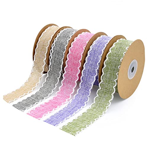 OSALADI Rolle 10 Verpackungsbänder aus Leinen leinengardine leinentuch für urlaub urlaubs Autoband für die Hochzeit Dekoration frische Blumenbänder Schleifenband Beige OSALADI Rolle 10 Verpackungsbänder aus Leinen leinengardine leinentuch für urlaub urlaubs Autoband für die Hochzeit Dekoration frische Blumenbänder Schleifenband Beige von OSALADI
