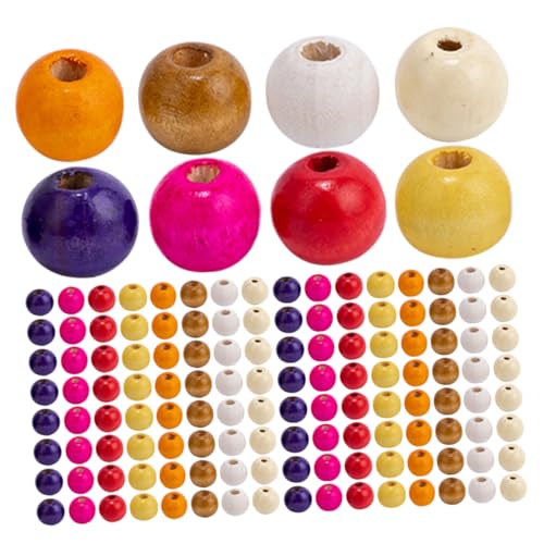 OSALADI Runde Holzperlen DIY Spacer Beads zum Schmuckherstellen Glatte Oberfläche Leicht Auffädelbar Vielseitig für Handwerk und Armbänder Geeignet OSALADI Runde Holzperlen DIY Spacer Beads zum Schmuckherstellen Glatte Oberfläche Leicht Auffädelbar Vielseitig für Handwerk und Armbänder Geeignet von OSALADI