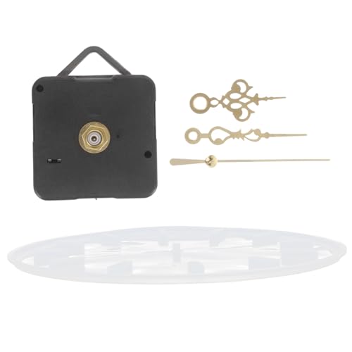OSALADI Runde Silikonform für DIY Uhrwerk mit Epoxidharzgeeigneter Uhrplattenform und Goldfarbenen Zeigern Flexible Langlebige Gießform für Wanduhren Basteln und Dekorieren OSALADI Runde Silikonform für DIY Uhrwerk mit Epoxidharzgeeigneter Uhrplattenform und Goldfarbenen Zeigern Flexible Langlebige Gießform für Wanduhren Basteln und Dekorieren von OSALADI