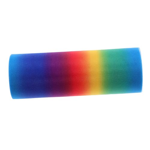 OSALADI Schillernder Organza Stoffrock Scrapbook Tüllnetz Schillernder Stoff Polyester Tüllnetz Hochzeitstülldekor Transparenter Farbverlaufstüll Glitzernder Netzstoff Farbiger OSALADI Schillernder Organza Stoffrock Scrapbook Tüllnetz Schillernder Stoff Polyester Tüllnetz Hochzeitstülldekor Transparenter Farbverlaufstüll Glitzernder Netzstoff Farbiger von OSALADI