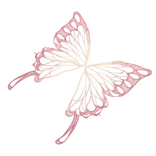 OSALADI Schmetterlingsaufkleber bestickt Kleidung Nähen Applikationen Tuch Rosa DIY Patch Schmetterlings-Stickapplikation appliziertes Kleiderflicken gestickte Aufnäher Polyester OSALADI Schmetterlingsaufkleber bestickt Kleidung Nähen Applikationen Tuch Rosa DIY Patch Schmetterlings-Stickapplikation appliziertes Kleiderflicken gestickte Aufnäher Polyester von OSALADI