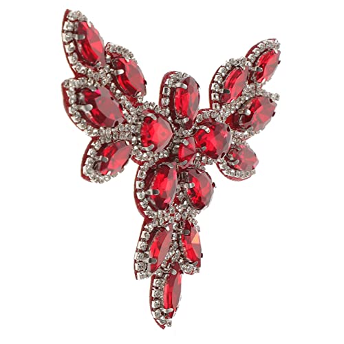 OSALADI Schuhblume aus Strass Patch Klebstoff bestickt Flicken aufnähen Stoffflecken Applikationen Bügelnflecken Stoffflicken aufbügeln Kleiderflicken selber machen Heißschmelzkleber rot OSALADI Schuhblume aus Strass Patch Klebstoff bestickt Flicken aufnähen Stoffflecken Applikationen Bügelnflecken Stoffflicken aufbügeln Kleiderflicken selber machen Heißschmelzkleber rot von OSALADI