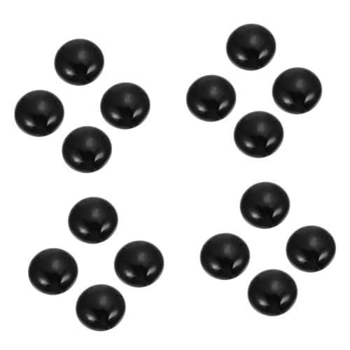 OSALADI Schwarze Porzellan Go Pieces Flache Perlen Glasperlen Masse Flache Glasperlen Gobang-glasperle Zum Handwerk Gehen Schachperlen von OSALADI
