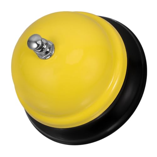 OSALADI Serviceglocke Tischklingel Gelb Handglocke für Senioren Pflege Lauter Rufknopf für Büro Hotel Klassenzimmer Vielseitige Bedienung mit Klar Klingendem Signal OSALADI Serviceglocke Tischklingel Gelb Handglocke für Senioren Pflege Lauter Rufknopf für Büro Hotel Klassenzimmer Vielseitige Bedienung mit Klar Klingendem Signal von OSALADI
