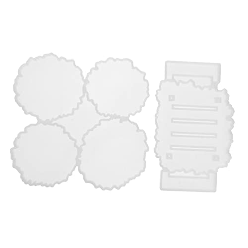 OSALADI Set für Untersetzer Epoxidharz Gießform Flexibel Einfach zu Reinigen für Diy Bastelprojekte Dekoration und OSALADI Set für Untersetzer Epoxidharz Gießform Flexibel Einfach zu Reinigen für Diy Bastelprojekte Dekoration und von OSALADI