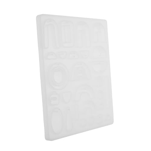 OSALADI Silikon Epoxidharz Schmuckform Ohrring Anhänger Mehrfachform DIY Resin Schmuckherstellung Anfängerfreundlich Originelles Bastelset für Individuelle Harz-ohrringe von OSALADI