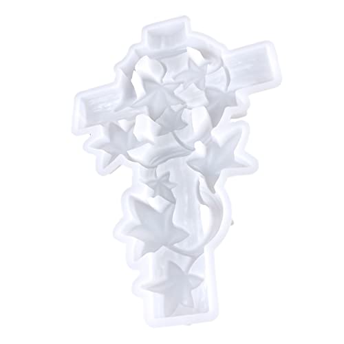 OSALADI Silikon Gießform Kreuz Flexibles Silikonform Für Handwerk Für Kreuze Aus Epoxidharz Für Dekoration Und von OSALADI