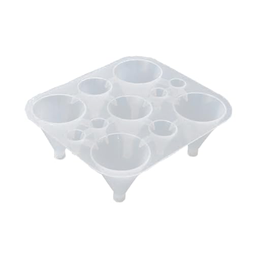 OSALADI Silikonform Gießform DIY Kristall Tropfen Epoxidharz Fondant Kuchen Backform Silikonform für Schokolade Candy Eiswürfel und Bastelarbeiten OSALADI Silikonform Gießform DIY Kristall Tropfen Epoxidharz Fondant Kuchen Backform Silikonform für Schokolade Candy Eiswürfel und Bastelarbeiten von OSALADI
