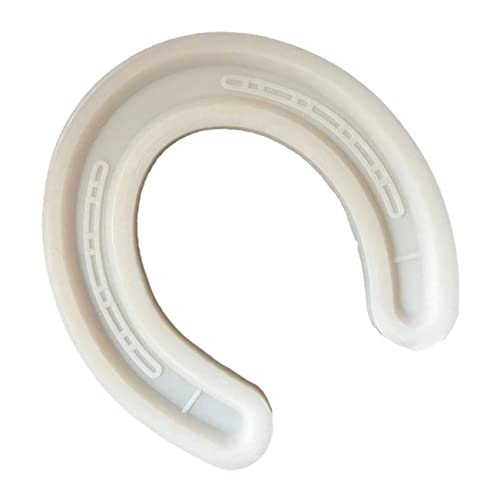 OSALADI Silikonform Herstellung DIY -Seifenform -Kerzenform aus Silikon DIY -Handwerksform Hufeisenförmige Kerzenform Form für DIY-Liebhaber Duftkerzenform Kieselgel Weiß von OSALADI