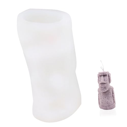 OSALADI Silikonform für Kerzen und Seifen Flexible DIY Gießform in Osterinsel Statue Wiederverwendbar Langlebig für Duftkerzen Handwerk und Geschenkideen OSALADI Silikonform für Kerzen und Seifen Flexible DIY Gießform in Osterinsel Statue Wiederverwendbar Langlebig für Duftkerzen Handwerk und Geschenkideen von OSALADI