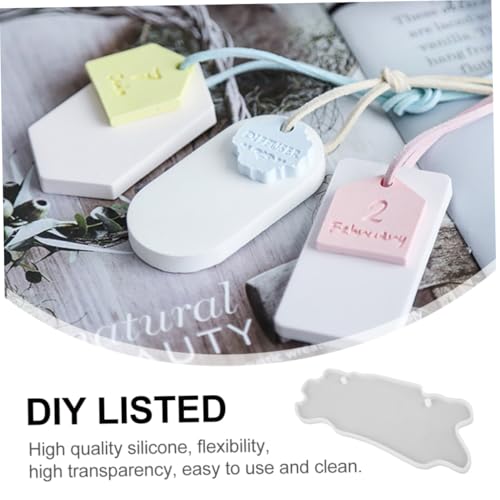 OSALADI Silikonform für Türschild DIY Türplakette Gießform aus Hitzebeständigem Langlebigem Silikon für Kreative Türdeko und Individuelle Hangtag Molds Einfach zu Reinigen Vielseitig von OSALADI