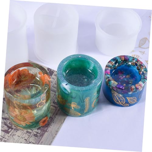 OSALADI Silikonformen für Kerzenhalter Flexibel Langlebig für DIY Epoxidharz Teelicht Stumpenkerzen Gießen Tischdeko Geschenkideen OSALADI Silikonformen für Kerzenhalter Flexibel Langlebig für DIY Epoxidharz Teelicht Stumpenkerzen Gießen Tischdeko Geschenkideen von OSALADI