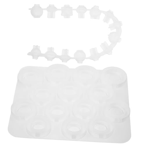 OSALADI Silikonringform Set Teilig für Epoxidharz Schmuck Diy Flexible Langlebige Gießform für Facettierte Edelsteinringe Wiederverwendbar Einfach zu Entformen und Reinigen für Kreative von OSALADI