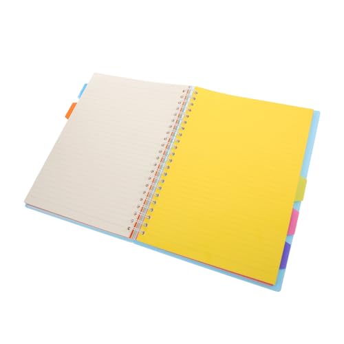 OSALADI Spiralblock Gepunktet Notizblock Liste Gefüttert Arbeitsheft Notizbücher Spiralen Für Notizbilder Regiert Notizbuch Farbig Spiral- Notebook-büro Schulbedarf Kleber Himmelblau von OSALADI