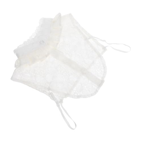 OSALADI Spitzen falscher Kragen Damen Halbbluse Leichtes Abnehmbares Fake Collar Shirt Dekorativ Für Pullover Kleider Jacken Frühling Herbst OSALADI Spitzen falscher Kragen Damen Halbbluse Leichtes Abnehmbares Fake Collar Shirt Dekorativ Für Pullover Kleider Jacken Frühling Herbst von OSALADI
