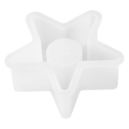 OSALADI Starförmiger Kerzenhalter Silikonform für Diy Gießform für Kreative Tischdekorationen Wiederverwendbar und Spülmaschinenfest für Handgemachte Kerzen und Bastelprojekte OSALADI Starförmiger Kerzenhalter Silikonform für Diy Gießform für Kreative Tischdekorationen Wiederverwendbar und Spülmaschinenfest für Handgemachte Kerzen und Bastelprojekte von OSALADI