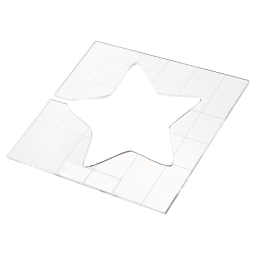 OSALADI Stern Quiltschablone aus Stabilem Acryl Wiederverwendbare Nähvorlage für Patchwork Quilten und Stickerei Transparentes Zubehör für Kreative Nähprojekte und DIY handarbeiten OSALADI Stern Quiltschablone aus Stabilem Acryl Wiederverwendbare Nähvorlage für Patchwork Quilten und Stickerei Transparentes Zubehör für Kreative Nähprojekte und DIY handarbeiten von OSALADI