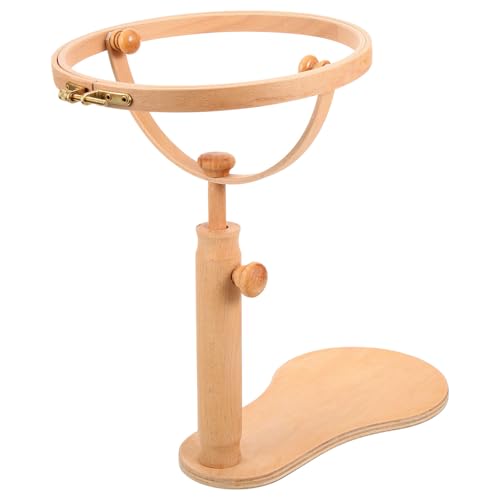 OSALADI Stickrahmen Holzständer Verstellbarer Kreuzstich Stickständer Buchenholz für Freihändiges Sticken und Komfortables Arbeiten für Anfänger und Profis OSALADI Stickrahmen Holzständer Verstellbarer Kreuzstich Stickständer Buchenholz für Freihändiges Sticken und Komfortables Arbeiten für Anfänger und Profis von OSALADI
