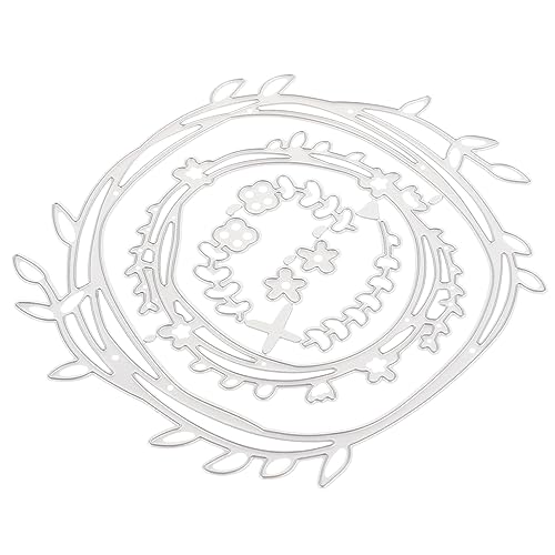 OSALADI Stirbt Für Die Kartenherstellung Scrapbooking Stirbt Sammelalbum Scrapbook-stanzungen Rahmen Stanzformen Album Scrapbooking Kartenherstellung Stirbt Silber Kohlenstoffstahl von OSALADI