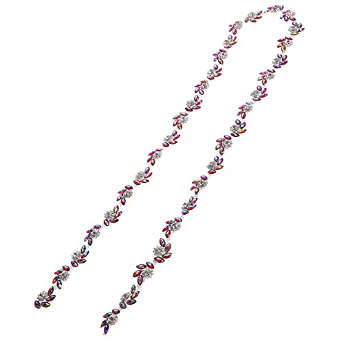 OSALADI Strass Applikation Dekorativer Patch für DIY Projekte Lange Rhinestone Kette Purpurrot für Kleidung Taschen und Dekoration OSALADI Strass Applikation Dekorativer Patch für DIY Projekte Lange Rhinestone Kette Purpurrot für Kleidung Taschen und Dekoration von OSALADI