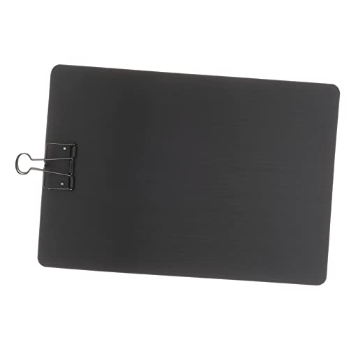 OSALADI Tafel Schreibwaren Farbe für falten tragbar faltbar klemmbrett ordner Papierunterstützung zum Schreiben Schreibbrettbrettbrett Zwischenablage zeichnen Überzug Black von OSALADI