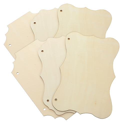 OSALADI Teiliges Blanko Holzschilder aus Hochwertigem Holz Langlebige DIY Holzplaketten zum Bemalen und Beschriften für Türschilder Dekoration und Kreative Bastelprojekte OSALADI Teiliges Blanko Holzschilder aus Hochwertigem Holz Langlebige DIY Holzplaketten zum Bemalen und Beschriften für Türschilder Dekoration und Kreative Bastelprojekte von OSALADI